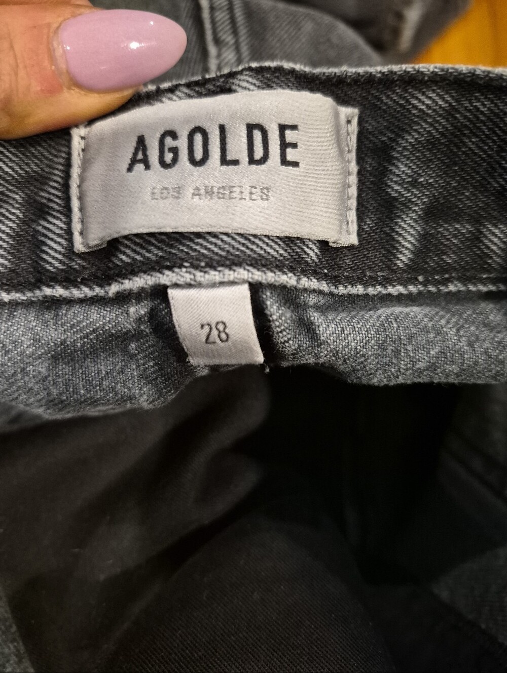 AGOLDE JEANS SIZE 28